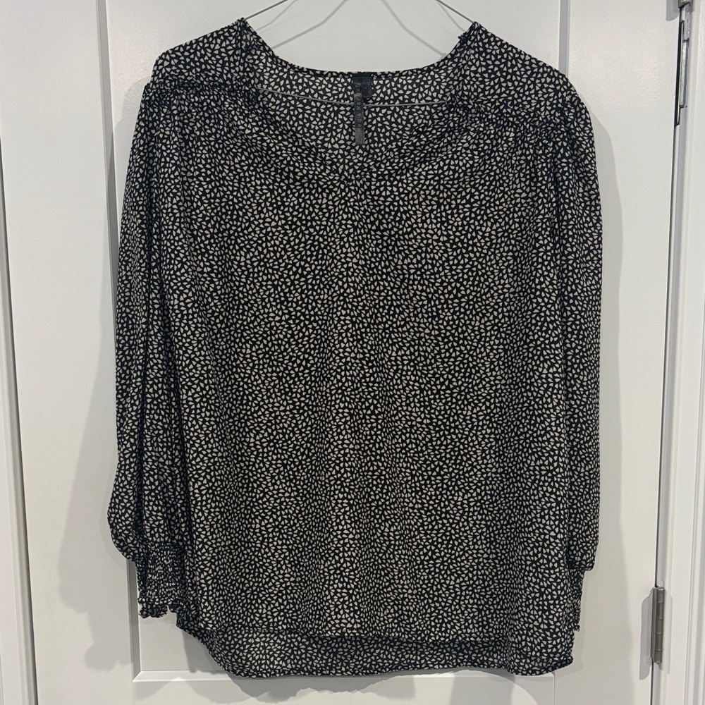 Meg & Margot Womens Long Sleeve Blouse 1X